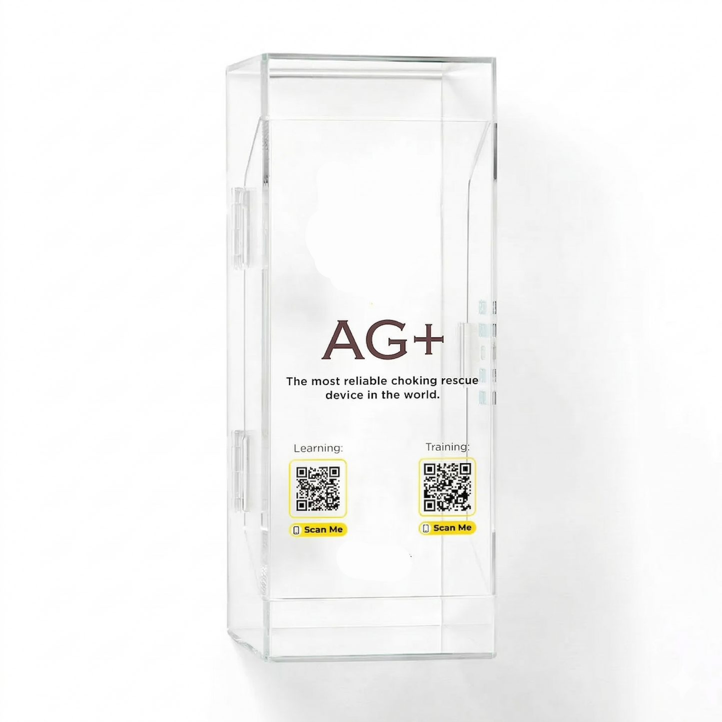 AG+ Clear Wall Mounted Case